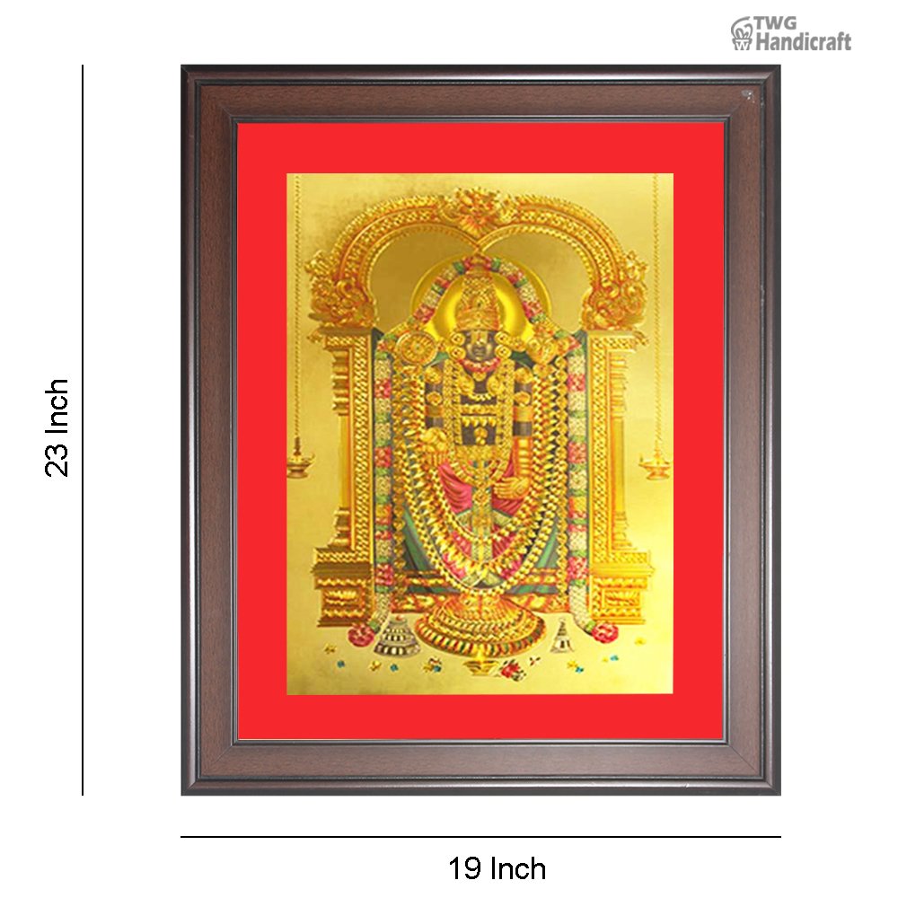Manufacturer & Wholesale Supplier of Lord Shrinath Ji 24K Golden Foil God Frame