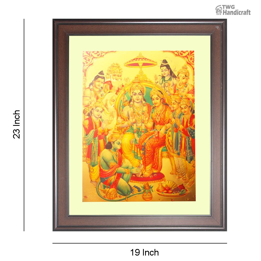 Manufacturer & Wholesale Supplier of Ram Darbar 24K Golden Foil Photo Frame
