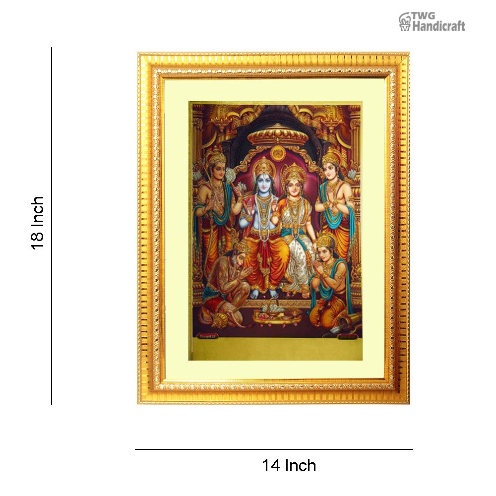 Manufacturer & Supplier of Ram Darbar 24k Golden Foil God Frames