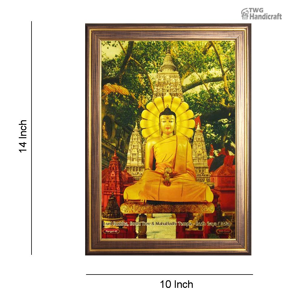 Manufacturer & Supplier of 24K Golden Foil Lord Buddha Photo Frame