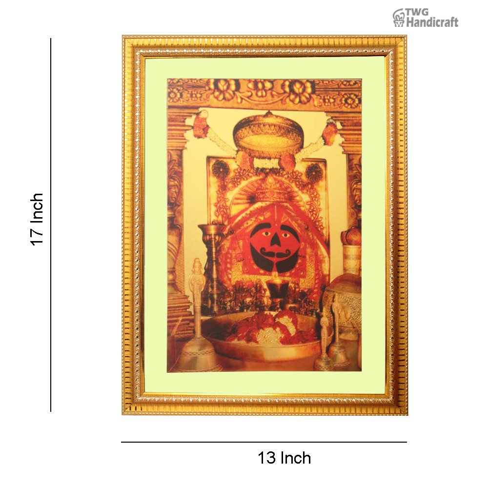 Exporters of God Frames For Pooja Mandir 24 K Golden Foil Bala ji Frames