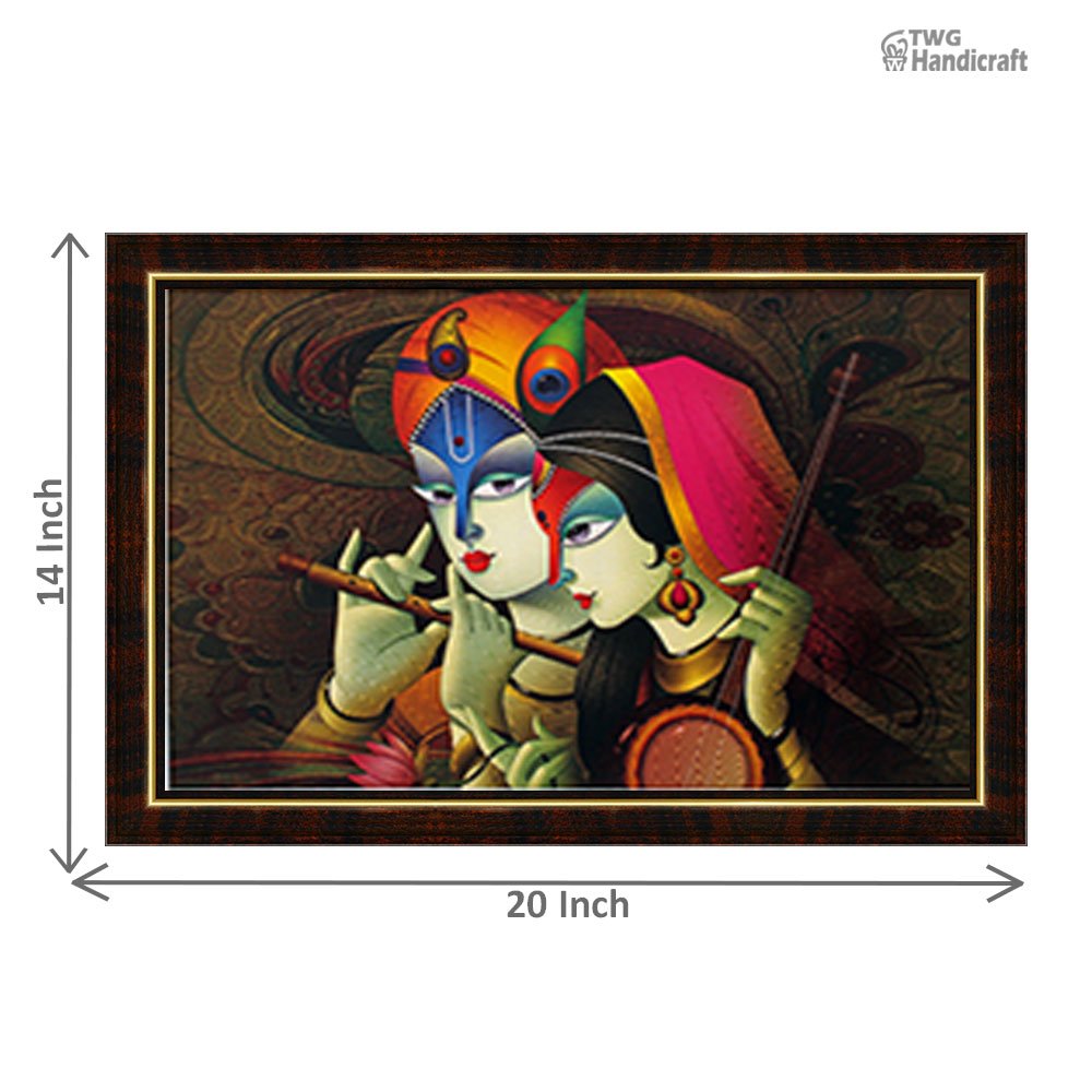 Radha Krishna Painting Wholesalers in Delhi Portrait Paintings Shop Online