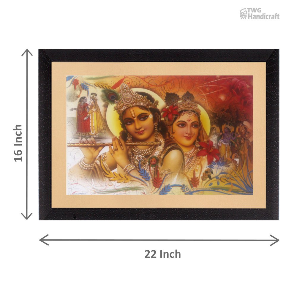 Radha Krishna Painting Manufacturers in India Export Quality Paintings with Frames