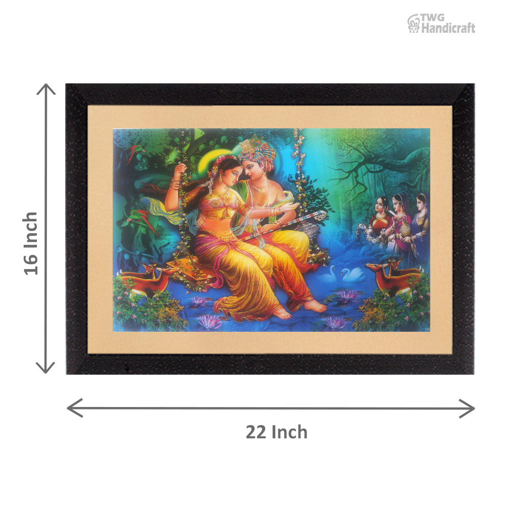Radha Krishna Painting Manufacturers in Delhi Export Quality Paintings with Frames