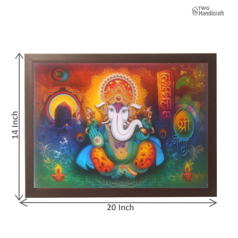 Lord Ganesha Painting Manufacturers in Delhi poster Painting for Gifts