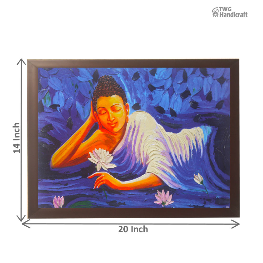 Exporters of Lord Buddha Painting Modern Art Buddha Face Painting