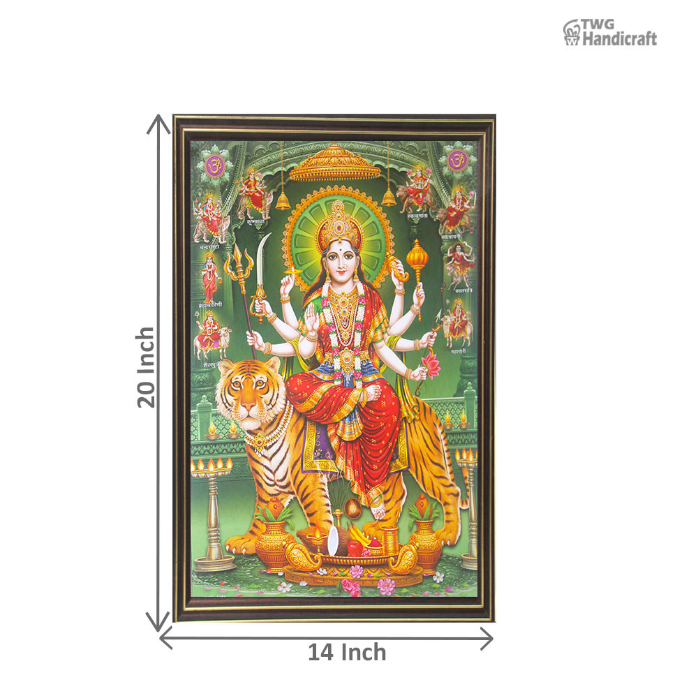 Indian Gods Paintings Manufacturers in India | Godess Durga Ma Paintings