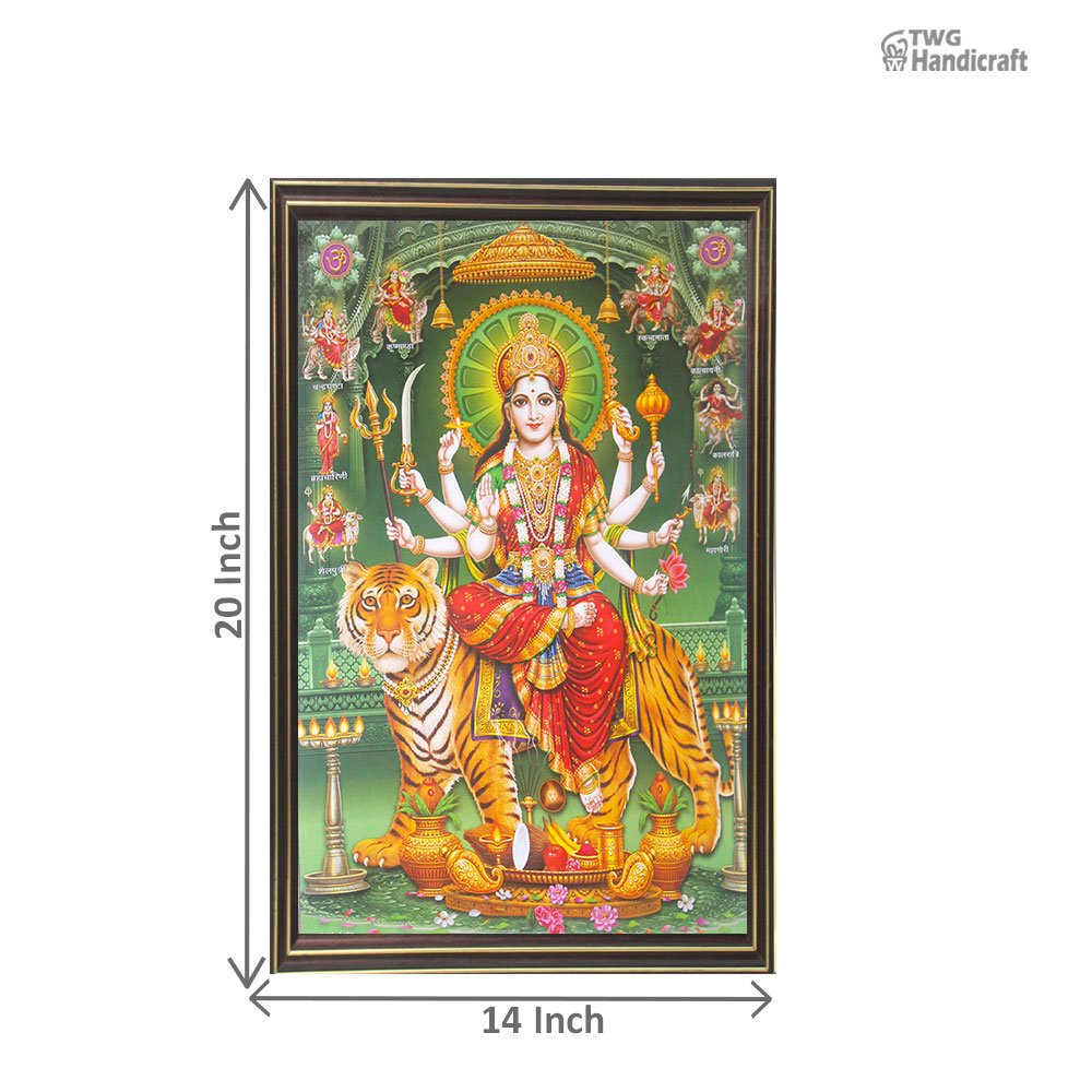 Indian Gods Paintings Manufacturers in India | Godess Durga Ma Paintings