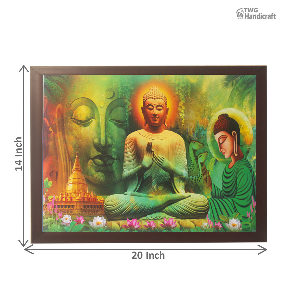 Lord Buddha Painting Wholesale Supplier in India Modern Art Buddha Face Painting