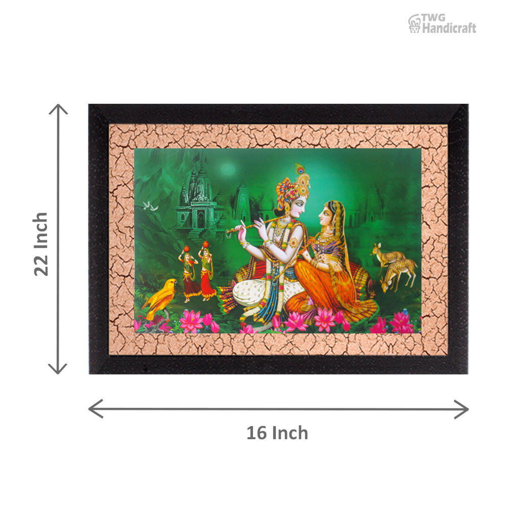 Manufacturer of Radha Krishna Paintings wall art Paintings Frames