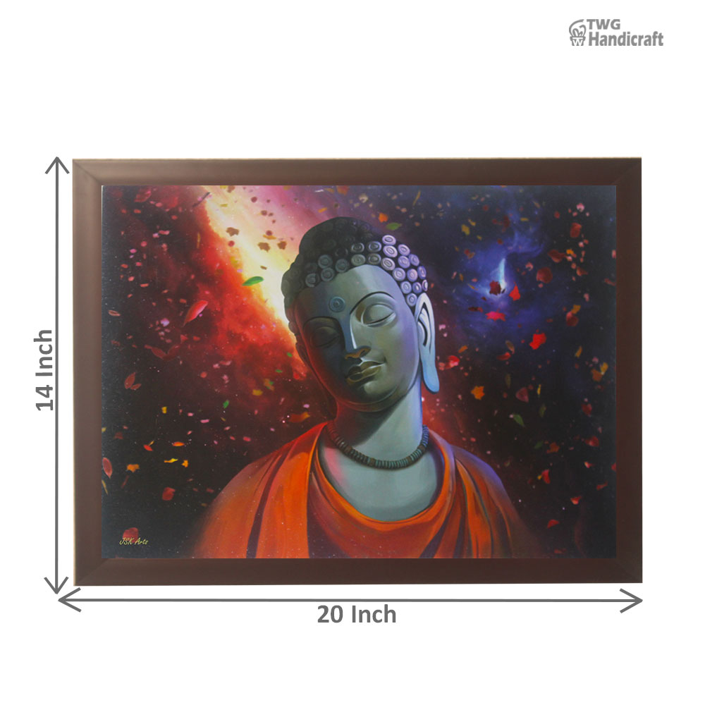 Lord Buddha Painting Manufacturers in Delhi Modern Art Buddha Face Painting