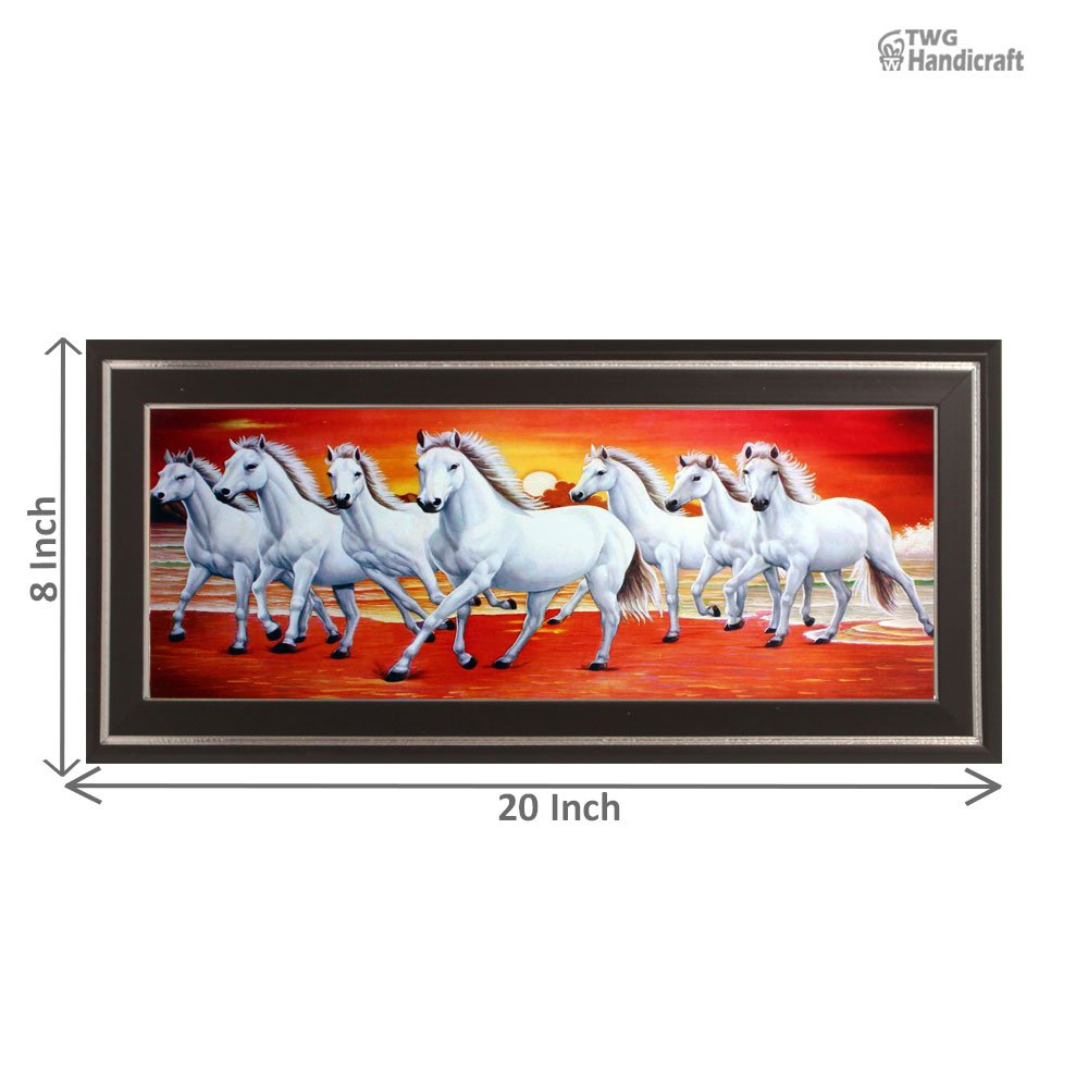Running Horse Paintings Wholesalers in Delhi Seven Running Horse Painting