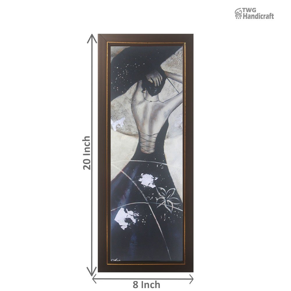 Modern Art Lady Paintings Manufacturers in India Paintings with Framing