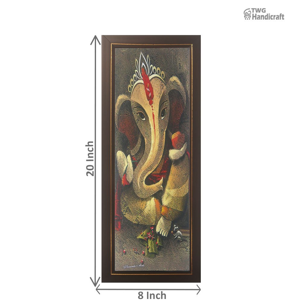 God Ganesha Painting Manufacturers in India | Religious Paintings at factory Price
