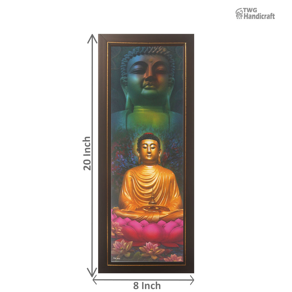 Gautma Buddha Painting Manufacturers in Delhi | Digital Print Paintings at factory rate.