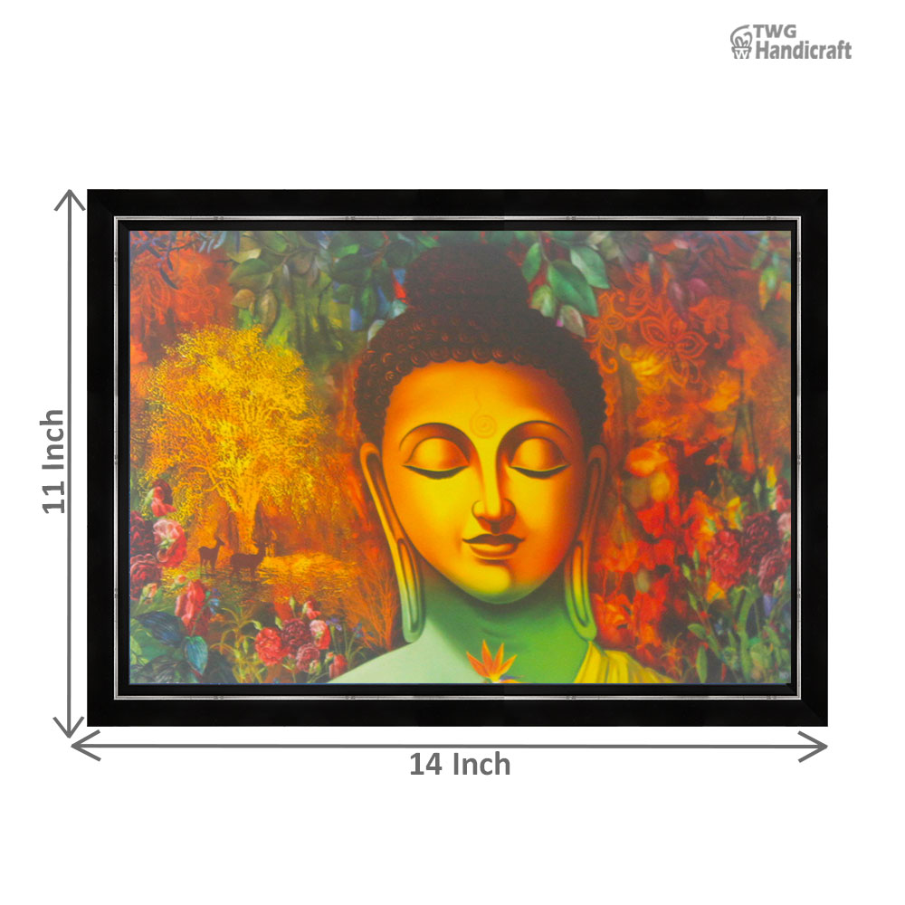 Lord Buddha Painting Manufacturers in Mumbai | Digital Print Paintings at factory rate.