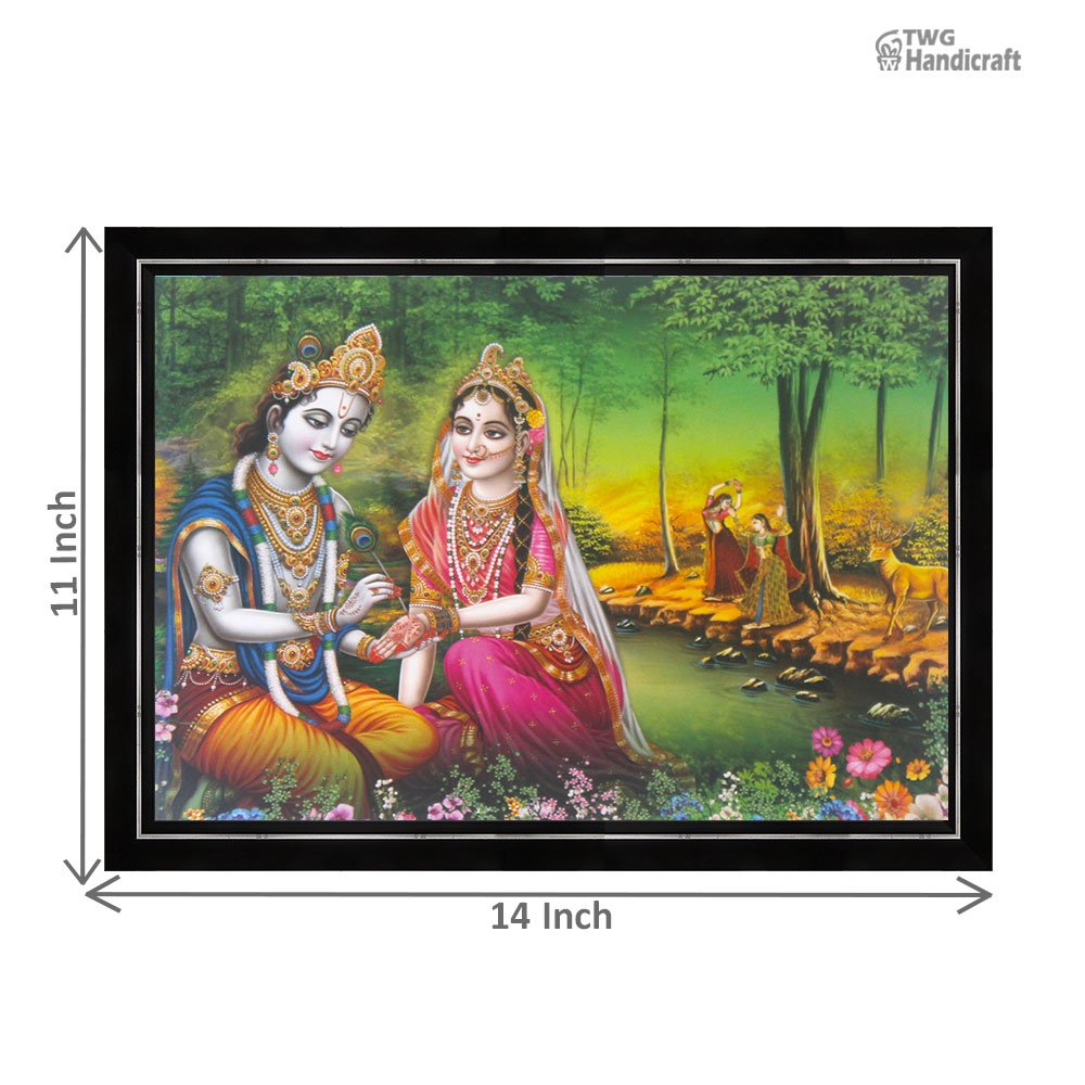 Manufacturer of Radha Krishna Painting | Indian Handicraft Art Factory