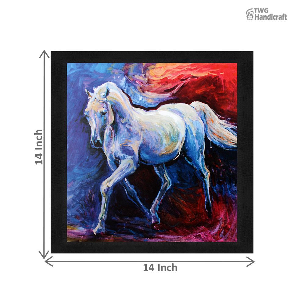 Animal Paintings Manufacturers in Chennai 7 Horse textured Painting