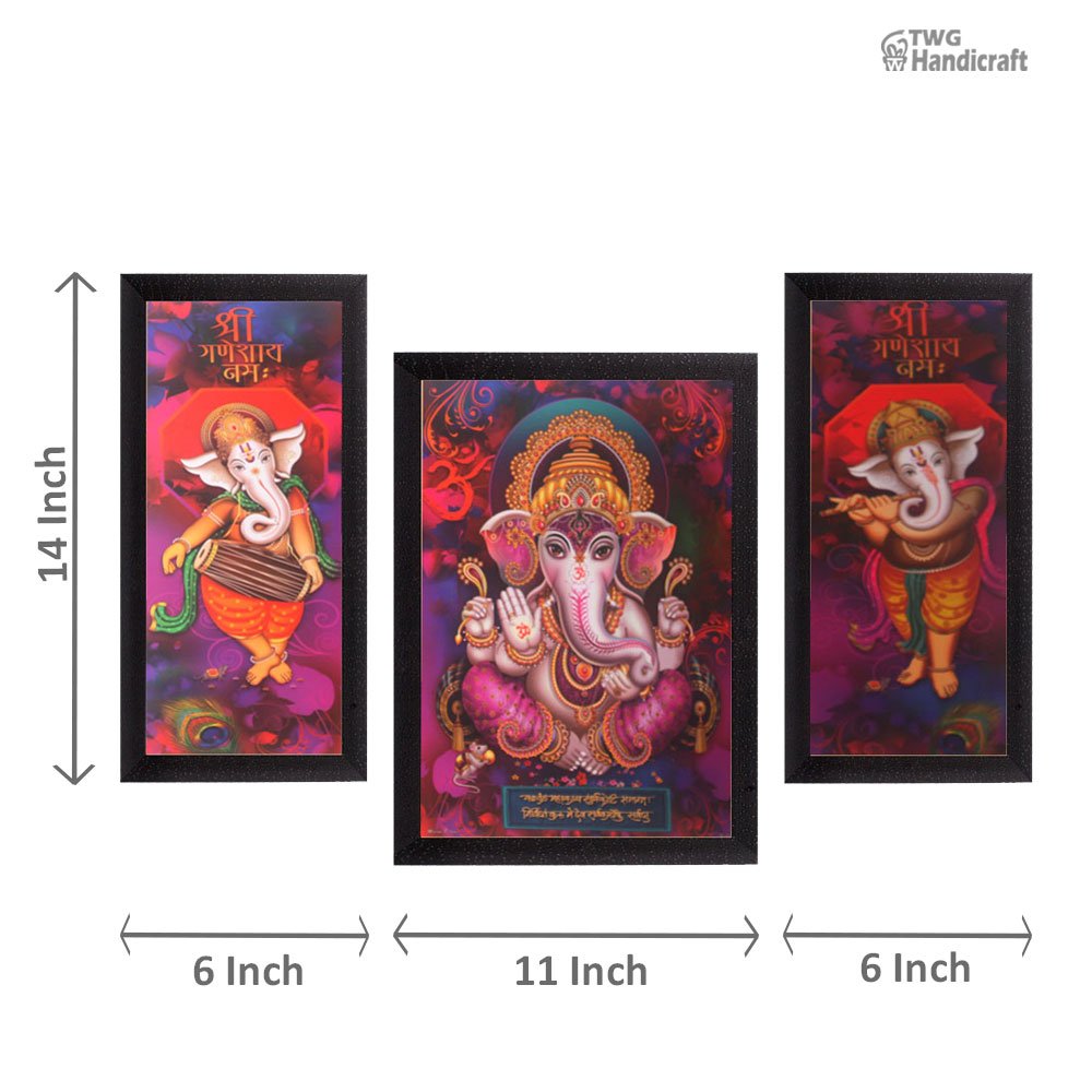 Lord Ganesha Paintings Wholesale Supplier in India Wall Hanging Paintings Factory