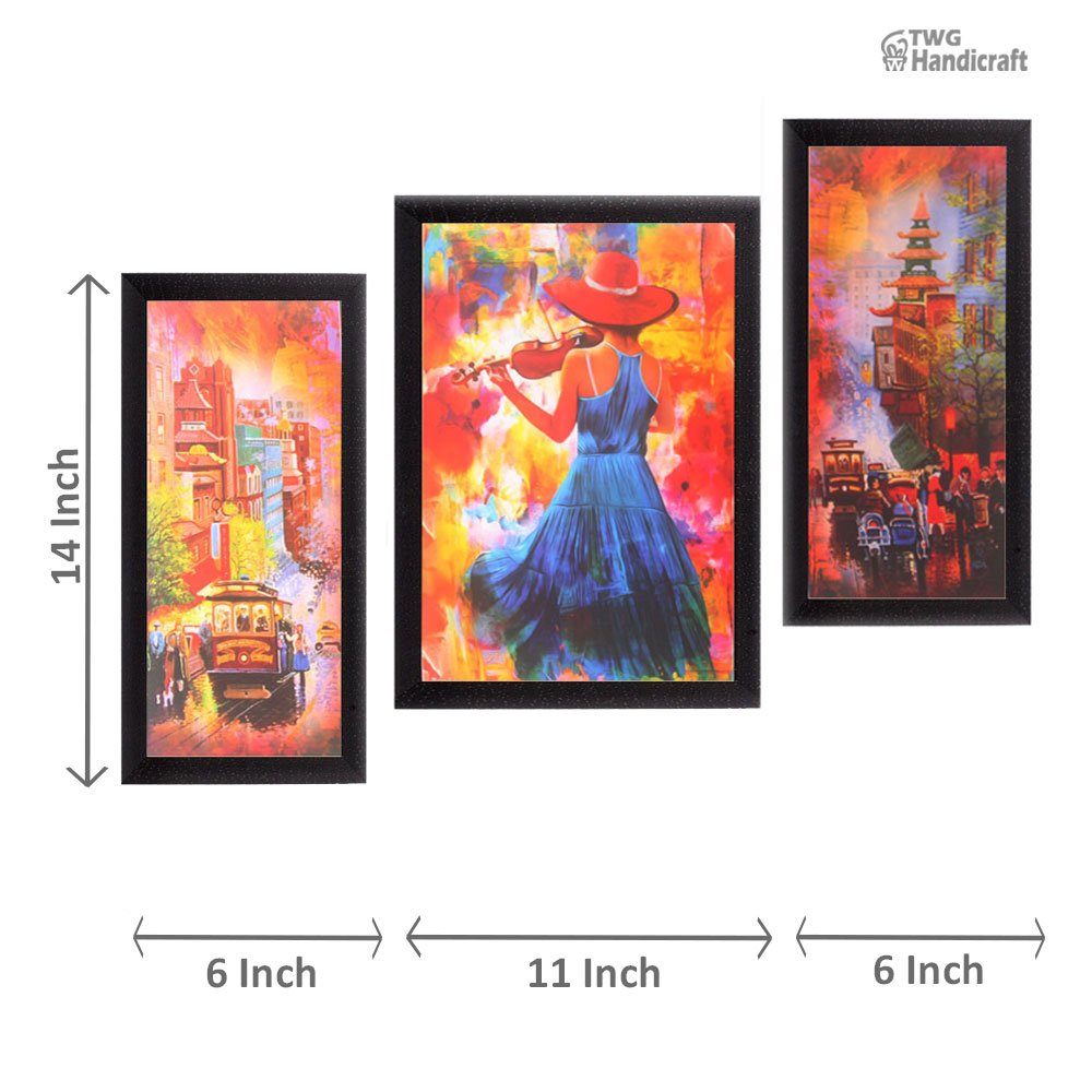 Modern Art Wall frames Wholesalers in Delhi UV Textured Posters