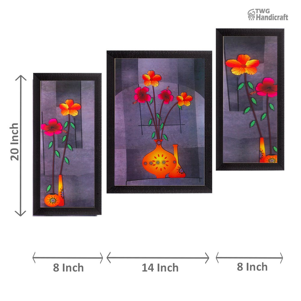 Floral Paintings Manufacturers in Karol Bagh Delhi | Combo paintings online
