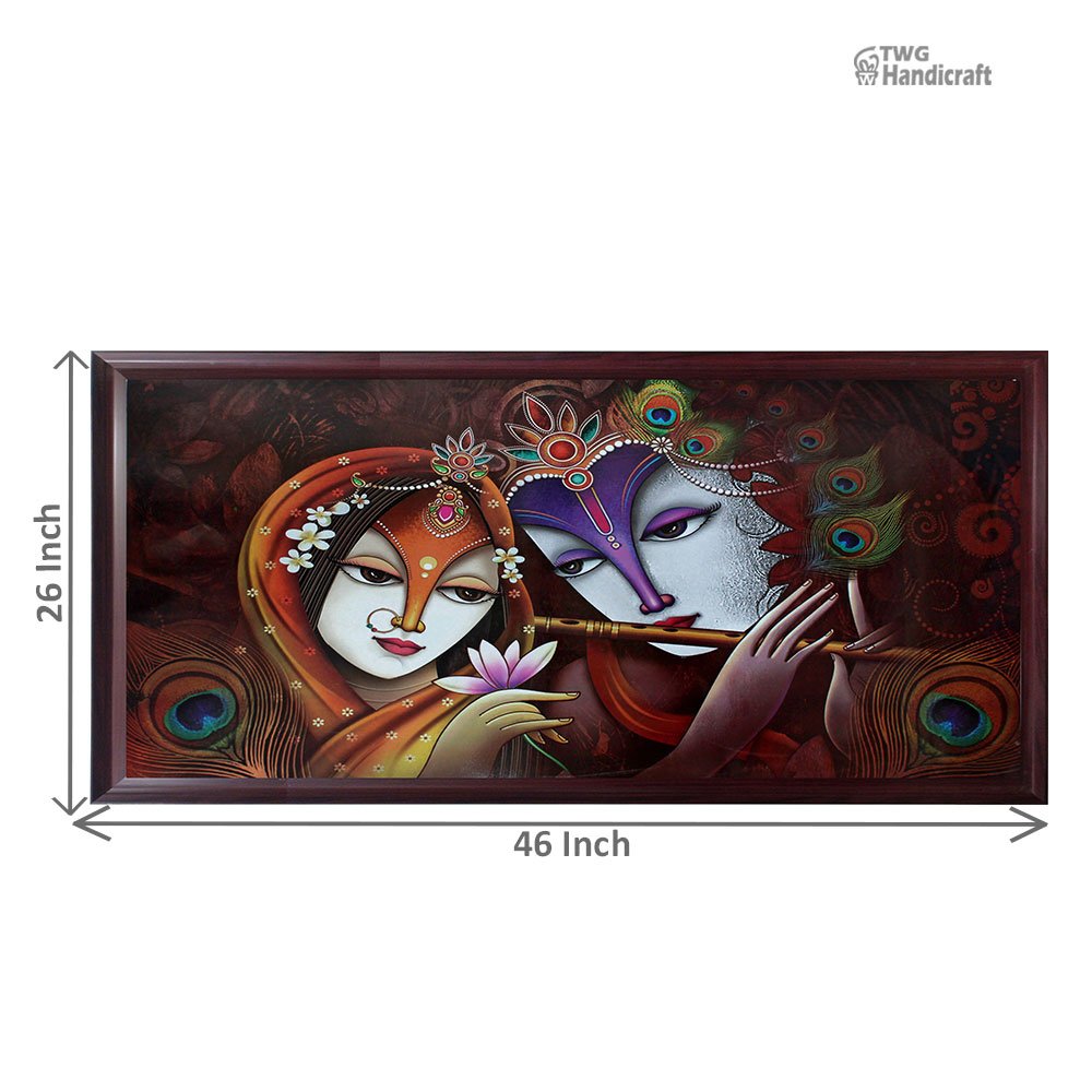 Radha Krishna Painting Wholesale Supplier in India | UV Paintings at Wholesale Price