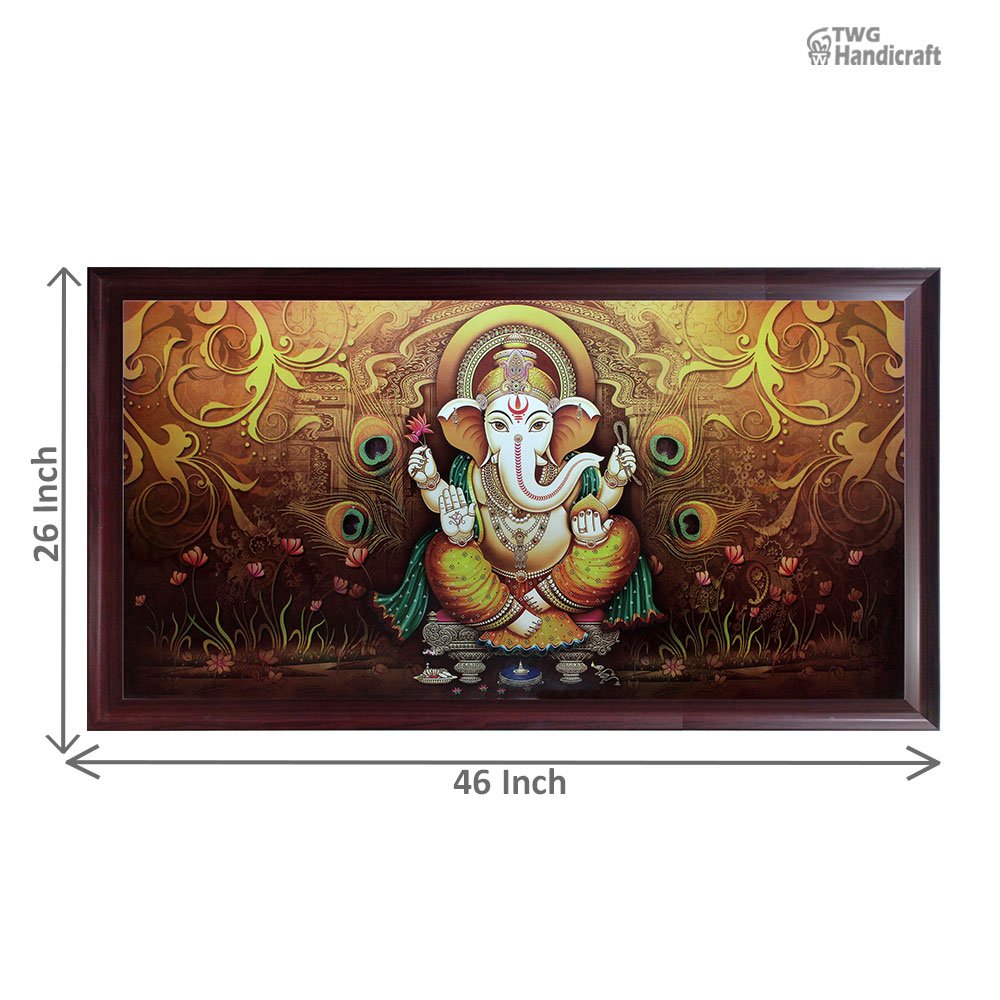 Lord Ganesha Paintings Manufacturers in Chennai | Musical Ganesha Art Paintings