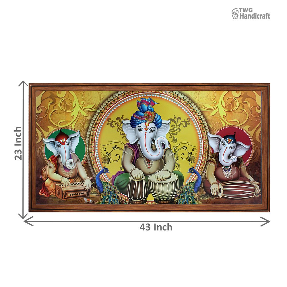 Exporters of Lord Ganesha Paintings Latest Designs buy Online