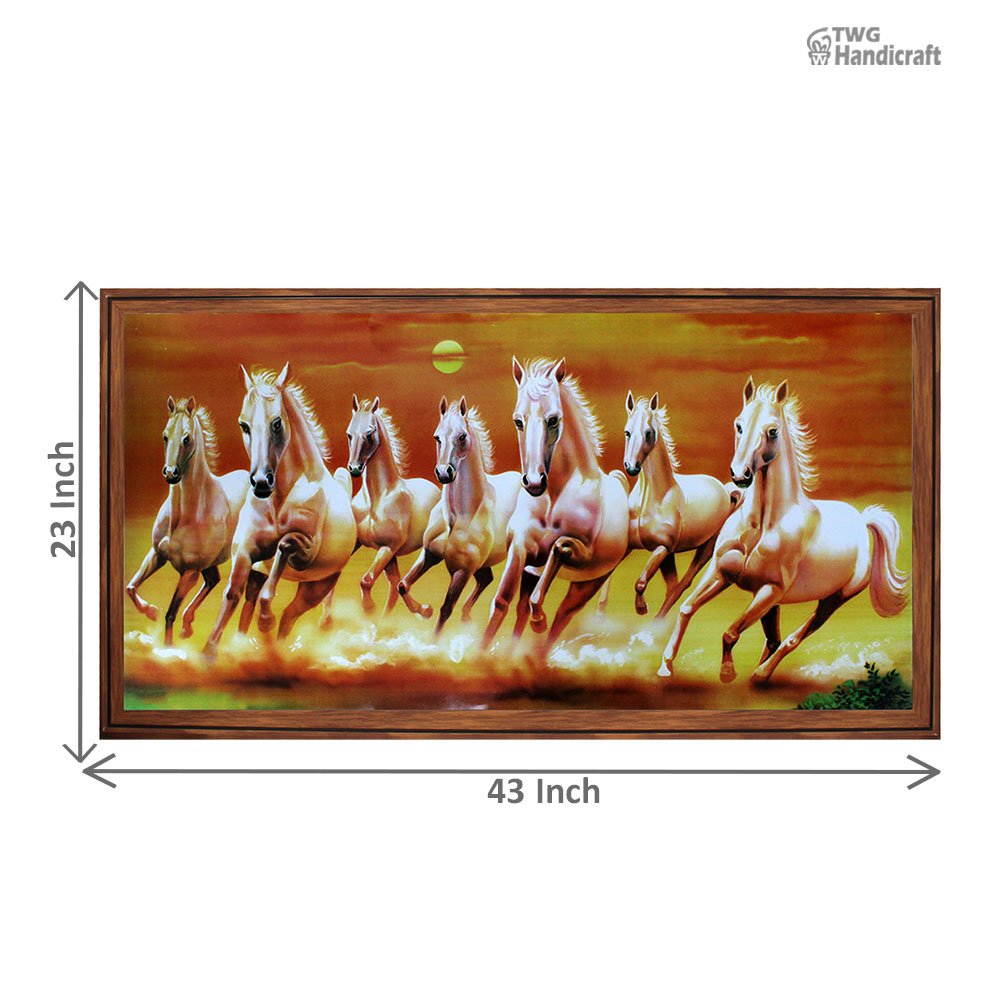 Animal Paintings Manufacturers in India Running Horses paintings