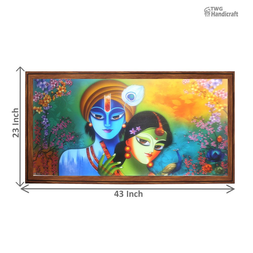 Radha Krishna Painting Manufacturers in Pune UV poster Painting Dealers