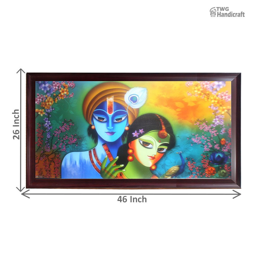 Radha Krishna Painting Manufacturers in Banglore UV poster Painting Dealers