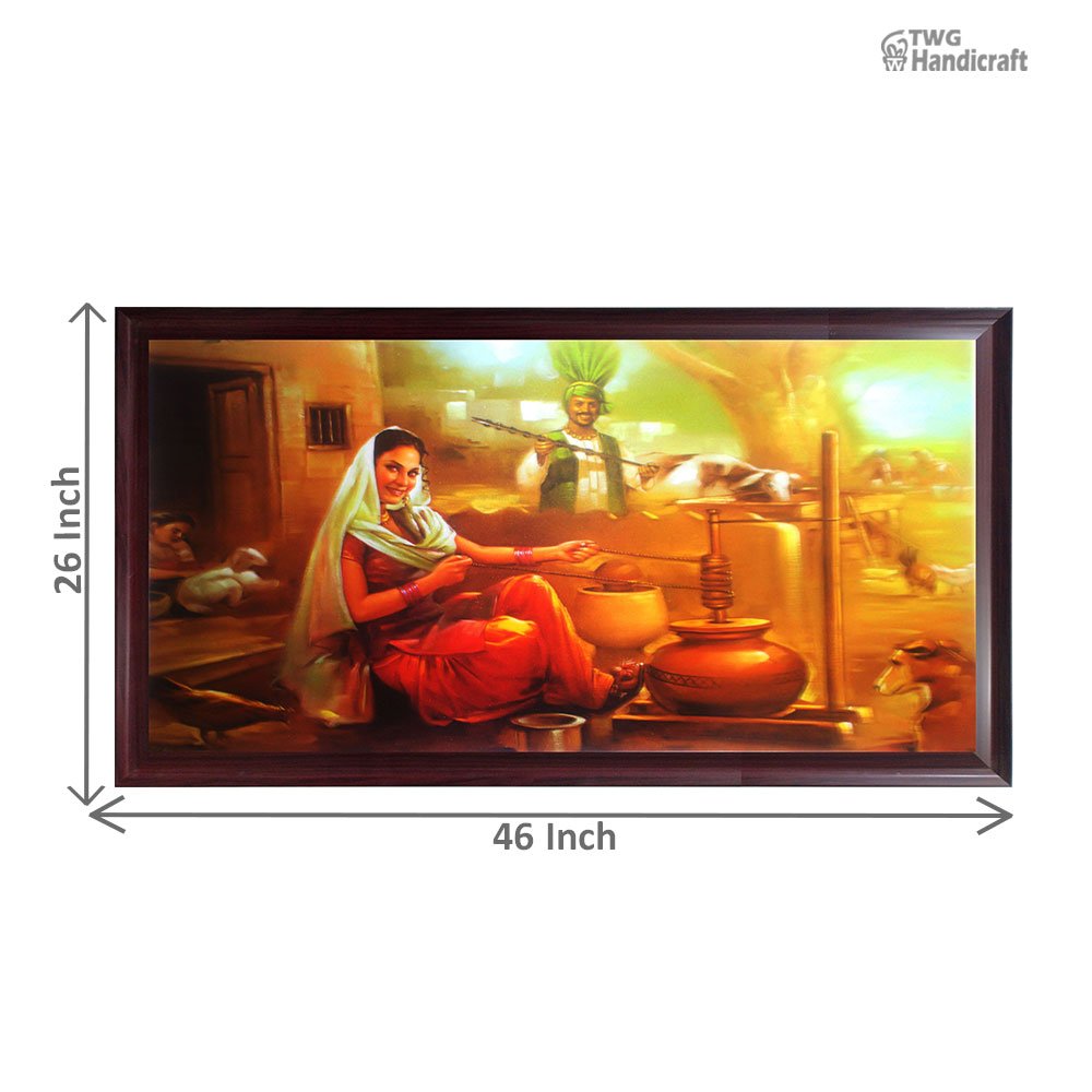 Manufacturer of Indian Traditional Paintings | Sparkle or UV Laminated Paintings