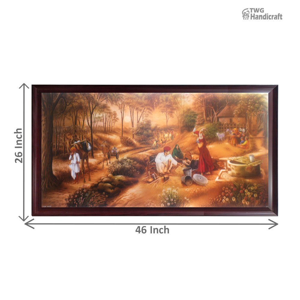 Indian Paintings Wholesale Supplier in India | Village Look Art Sale