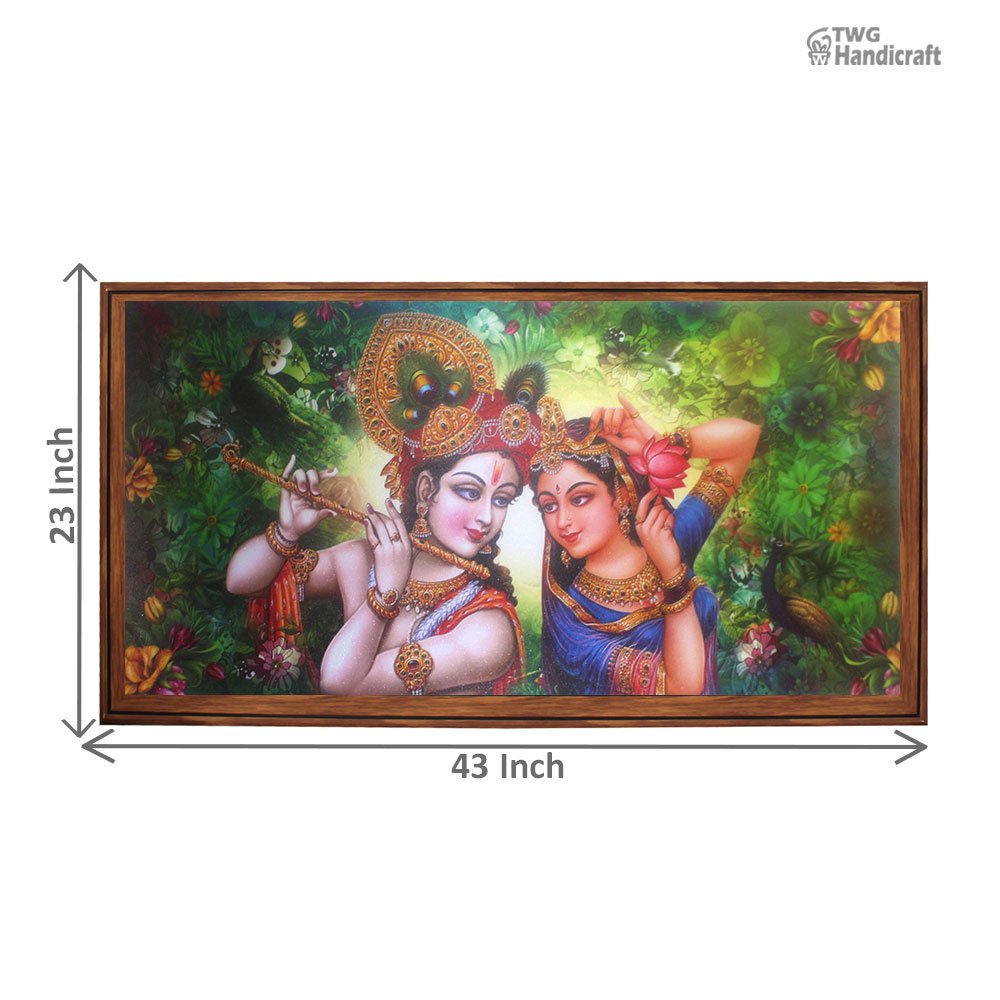 Radha Krishna Painting Manufacturers in Mumbai UV poster Painting Dealers