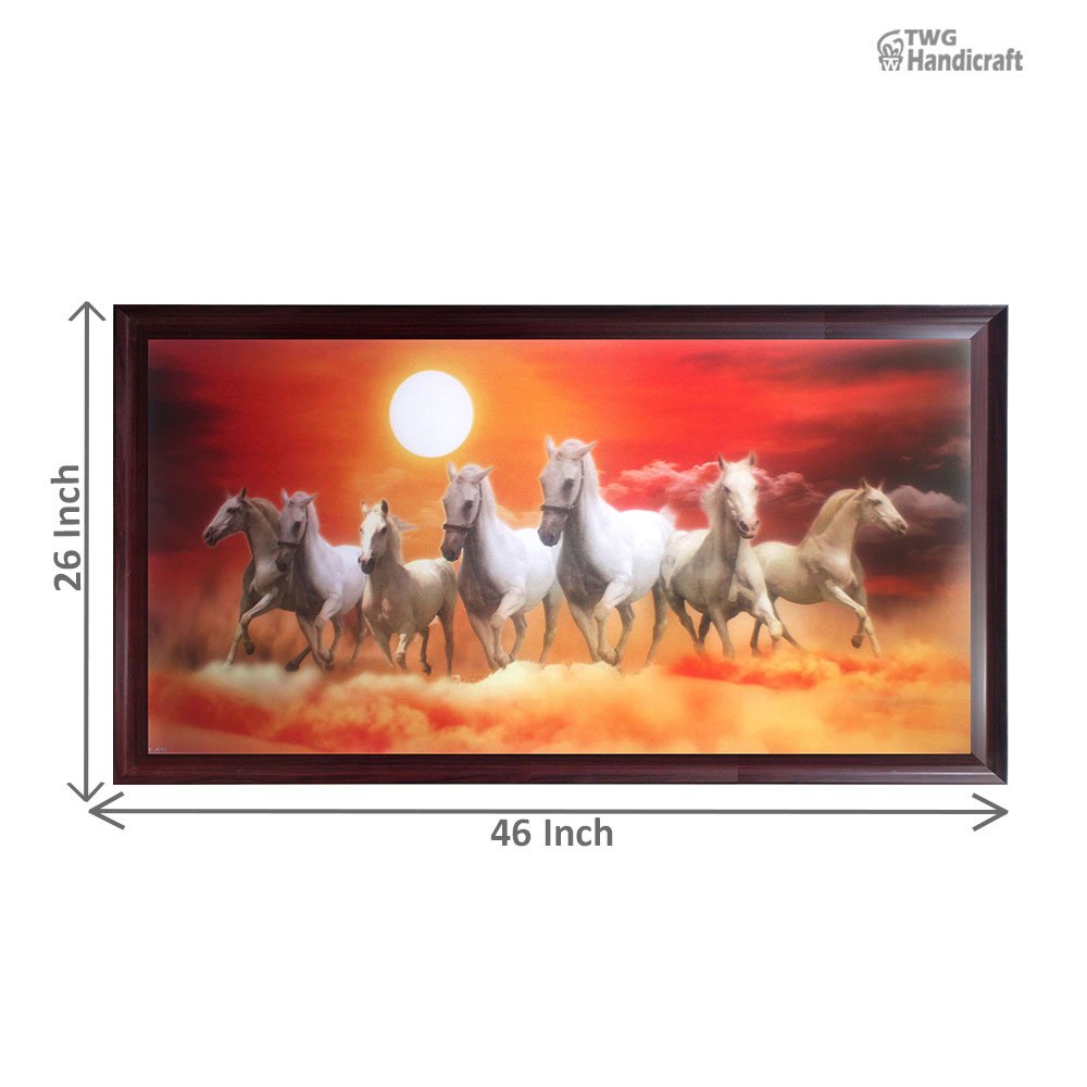 Animal Paintings Manufacturers in Karol Bagh Delhi Running Horses Paintings