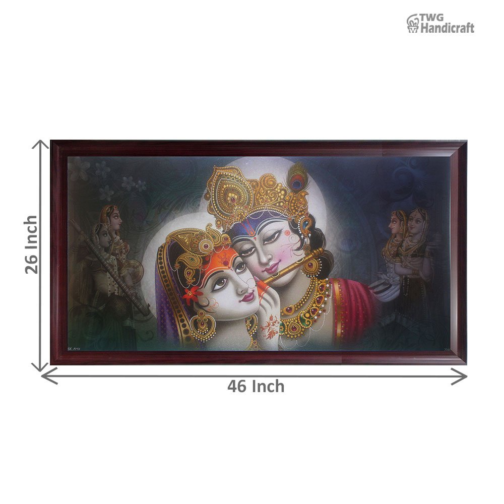 Radha Krishna Painting Manufacturers in Karol Bagh Delhi UV poster Painting Dealers