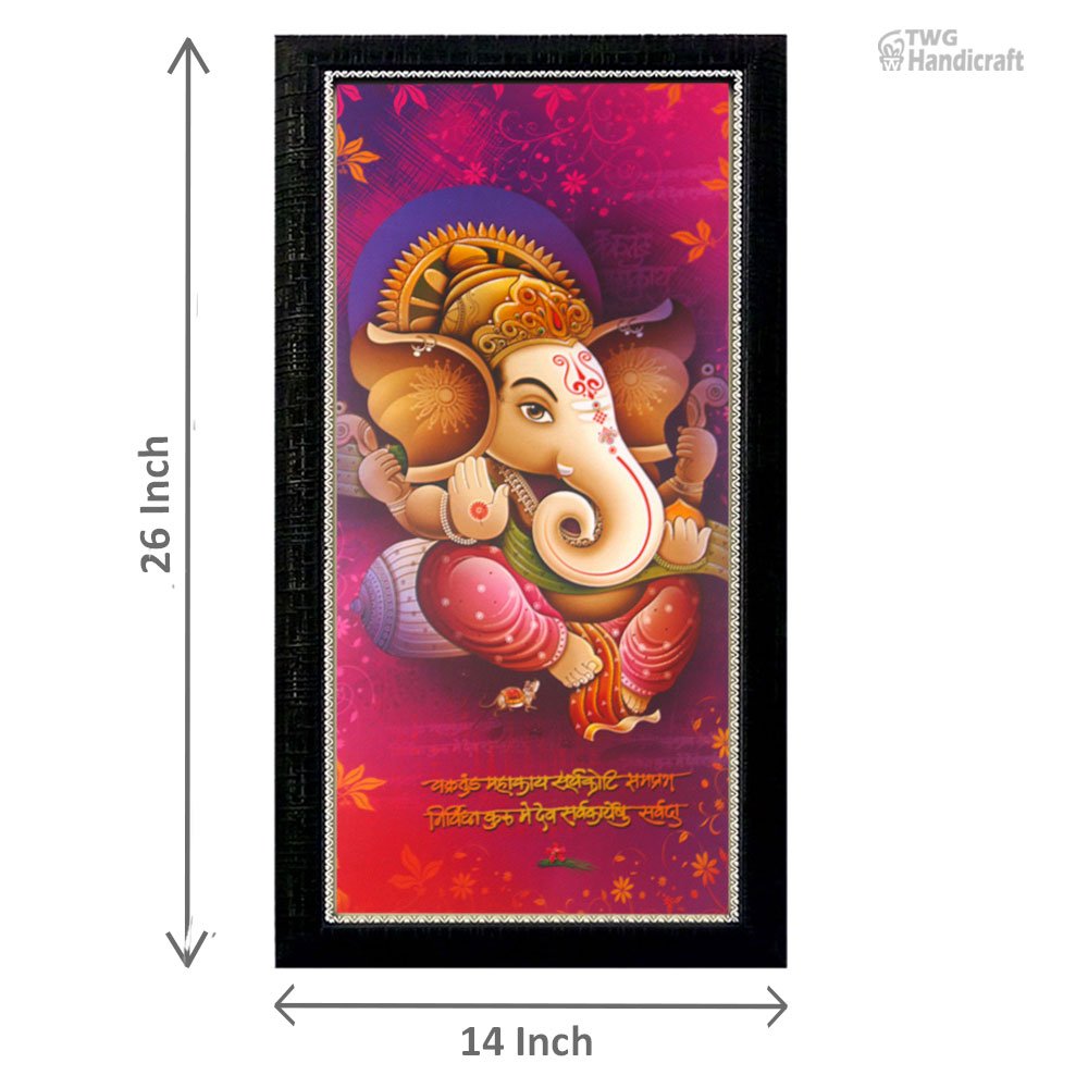 Manufacturer of Lord Ganesha Paintings with Good Quality Framing