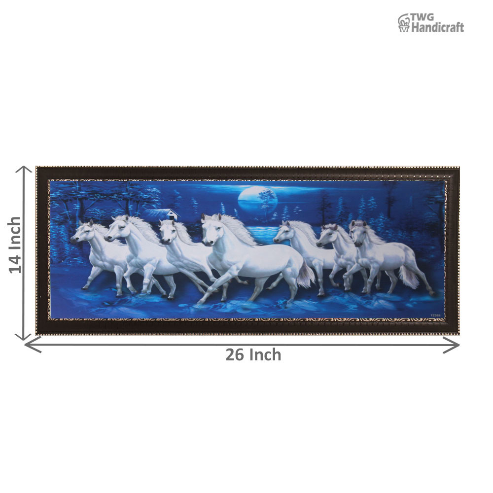 Manufacturer of Animal Paintings Running Horses Painting