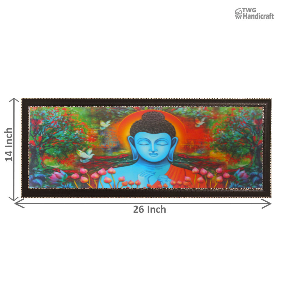 Manufacturer of Buddha Painting UV Texturedd Wall Painting