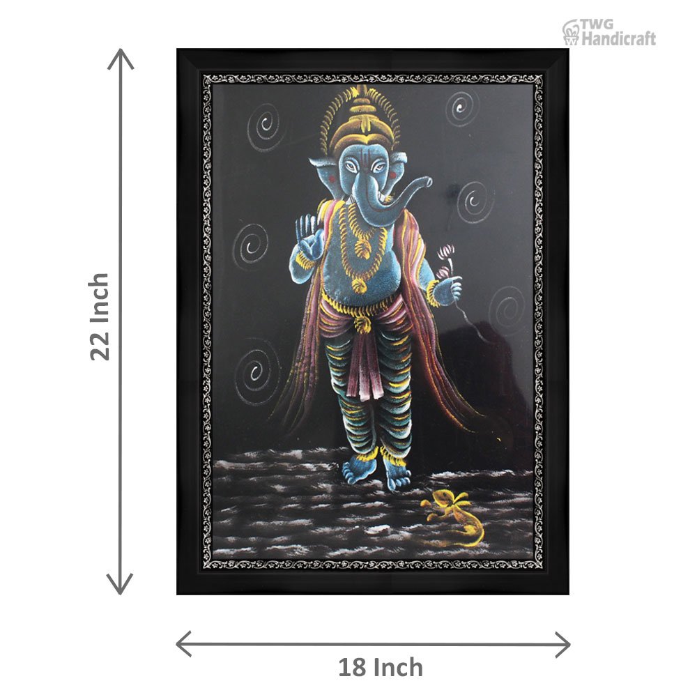 Lord Ganesha Paintings Manufacturers in India Indian Handicraft Painitngs