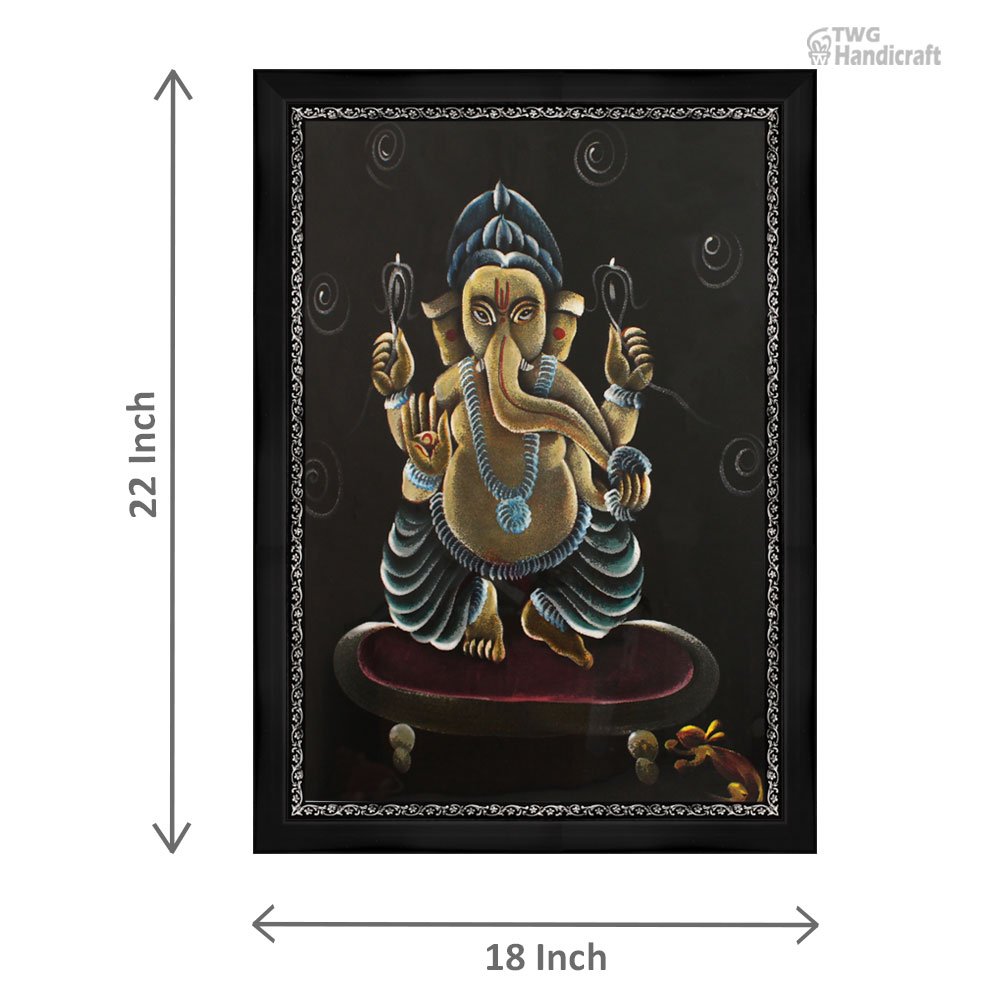 Lord Ganesha Paintings Manufacturers in Chennai Indian Handicraft Painitngs