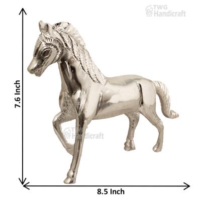 Manufacturer of Aluminium Horse Statue | Rjasthan Handicraft Exporter