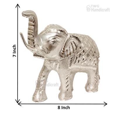 White Metal Sculpture Manufacturers in Banglore | White Metal Elephant