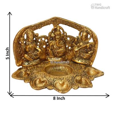 Metallic Lakshmi Ganesh Saraswati Idols Manufacturers in Meerut Laxmi 