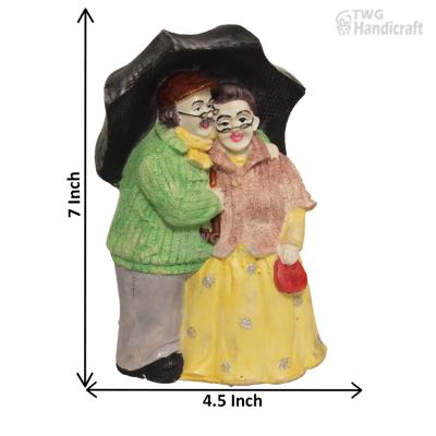 Indian Cultural Statue Manufacturers in Meerut | Dadi Dadi Old Couple Showpiece