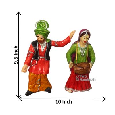 Indian Cultural Statue Manufacturers in Chennai Bhangra Party Group Showpiece