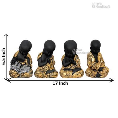 Manufacturer of Baby Buddha Figurines Happy Monk | wholesale gifts order only