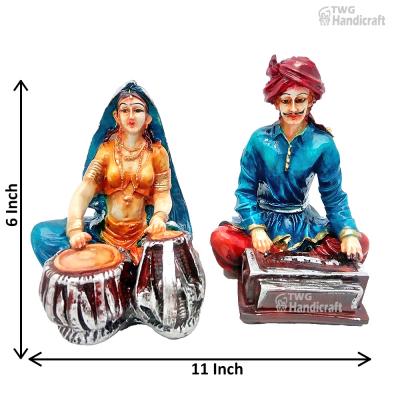 Rajasthani Statue Showpiece Wholesalers in Delhi | Rajasthani Handicraft Figurines