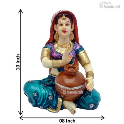 Rajasthani Statue Showpiece Manufacturers in Meerut | Indian Traditional Art Figurines