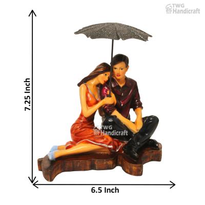 Couple Statue Suppliers in Delhi | Umbrella Couple Sculptures Factory